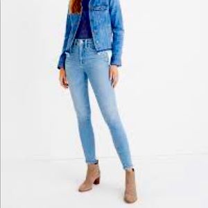 GUC Madewell 10 inch rise skinny skinny jeans